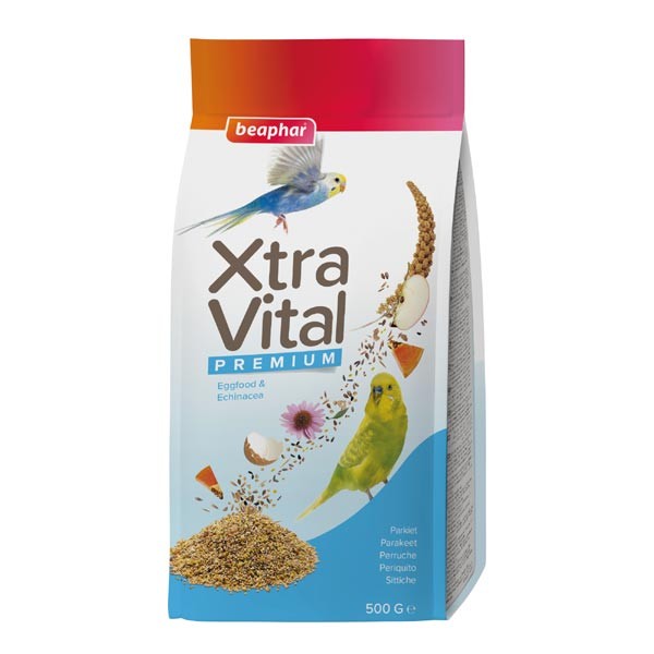 Beaphar XtraVital Parakeet Complete Bird Food 500g 1 Beaphar XtraVital Parakeet Complete Bird Food 500g