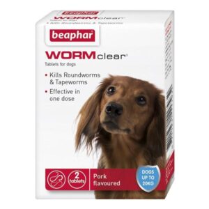 Beaphar WORMclear Worming Tablets for Dogs (up to 20kg)