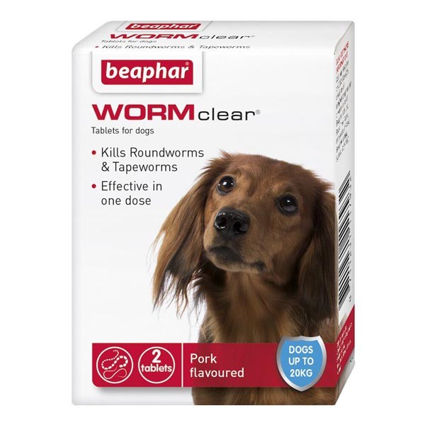 Beaphar WORMclear Worming Tablets for Dogs (up to 20kg) 1 Beaphar WORMclear Worming Tablets for Dogs (up to 20kg)
