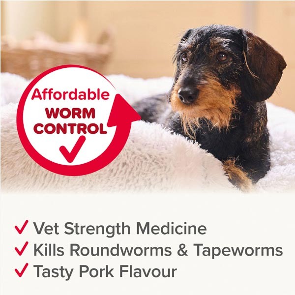Beaphar WORMclear Worming Tablets for Dogs (up to 20kg) 2 Beaphar WORMclear Worming Tablets for Dogs (up to 20kg) - Image 2