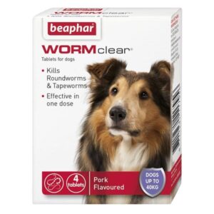 Beaphar WORMclear Worming Tablets for Dogs (up to 40kg)