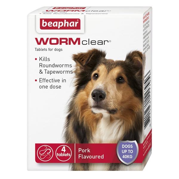 Beaphar WORMclear Worming Tablets for Dogs (up to 40kg) 1 Beaphar WORMclear Worming Tablets for Dogs (up to 40kg)