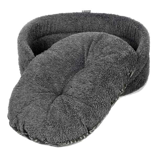 Danish Design Sherpa Fleece Charcoal Arrows Slumber Bed 35? 2 Danish Design Sherpa Fleece Charcoal Arrows Slumber Bed 35? - Image 2