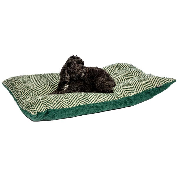 Danish Design Sherpa Fleece Green Herringbone Deep Duvet 100cm 3 Danish Design Sherpa Fleece Green Herringbone Deep Duvet 100cm - Image 3
