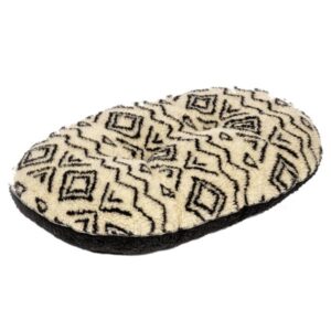 Danish Design Sherpa Fleece Neutral Geometric Quilted Mattress 21"