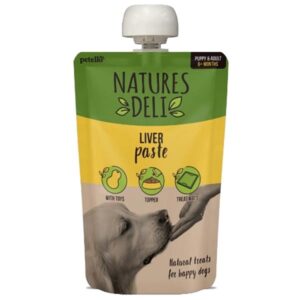 Natures Deli Liver Paste Pouch 100g Dog Treat