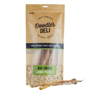 Doodles Deli Air Dried Lamb Pizzle 100g Dog Treat