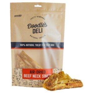 Doodles Deli Air Dried Beef Neck Sinew 100g Dog Treat