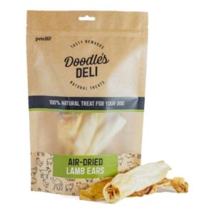 Doodles Deli Air Dried Lamb Ears (without hair) 100g Dog Treat