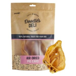 Doodles Deli Air Dried Pig Ears 100g Dog Treat
