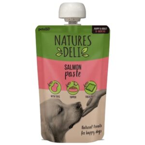 Natures Deli Salmon Paste Pouch 100g Dog Treat