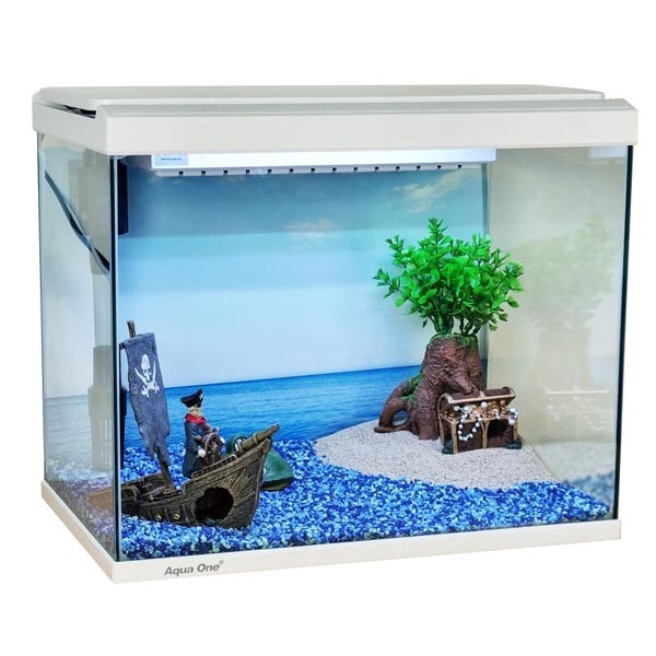 Aqua One Lifestyle Classic 40 White Aquarium 1 Aqua One Lifestyle Classic 40 White Aquarium
