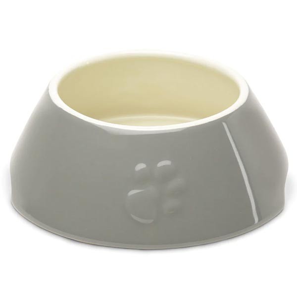 Scruffs Classic Long Eared Dog Bowl Grey 21cm 1 Scruffs Classic Long Eared Dog Bowl Grey 21cm