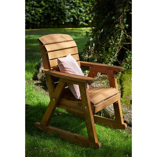 Richmond Rocking Chair Wooden Garden Furniture 2 Richmond Rocking Chair Wooden Garden Furniture - Image 2