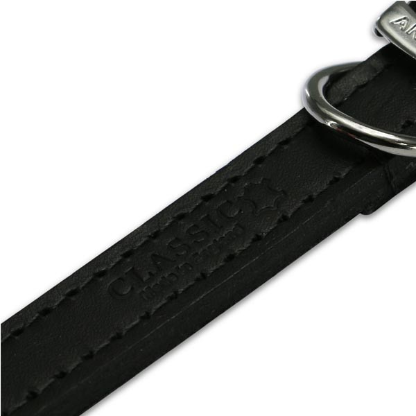 Ancol Classic Leather Collar Black Size 3 3 Ancol Classic Leather Collar Black Size 3 - Image 3