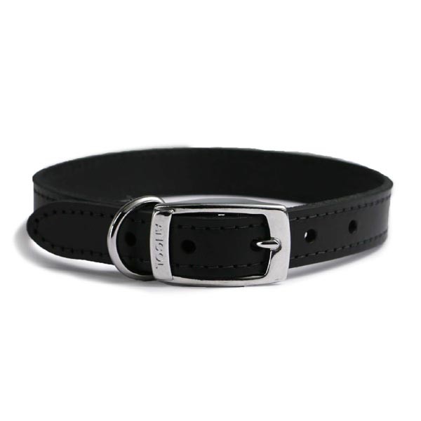 Ancol Classic Leather Collar Black Size 5 1 Ancol Classic Leather Collar Black Size 5