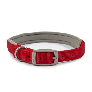Ancol Padded Viva Collar Red Size 4