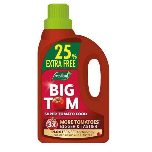 Westland Big Tom Super Tomato Food 1 Litre + 25% Extra Free 1 Westland Big Tom Super Tomato Food 1 Litre + 25% Extra Free