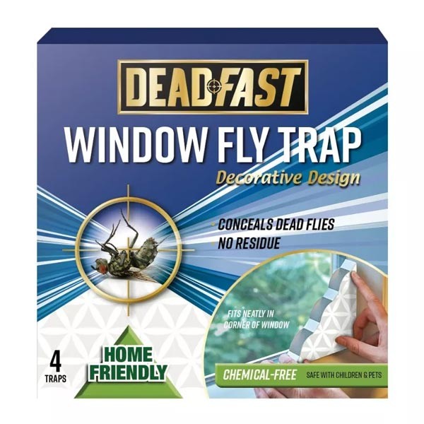 Deadfast Decorative Fly Window Trap 4 Pack 1 Deadfast Decorative Fly Window Trap 4 Pack