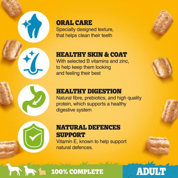 Pedigree Complete with Poultry and Vegetables 12kg Dry Dog Food 3 Pedigree Complete with Poultry and Vegetables 12kg Dry Dog Food - Image 3