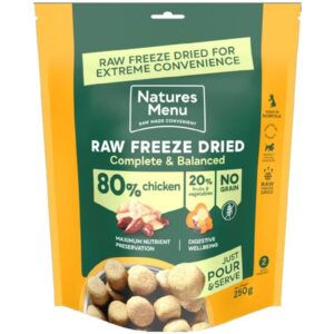 Natures Menu Complete Freeze Dried Chicken Dog Food 250g