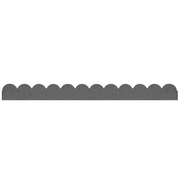 EzBorder Flexi Curve Scallop Border Grey 120cm