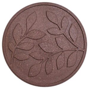 EcoWay Leaves Terracotta Eco Stepping Stone 46cm