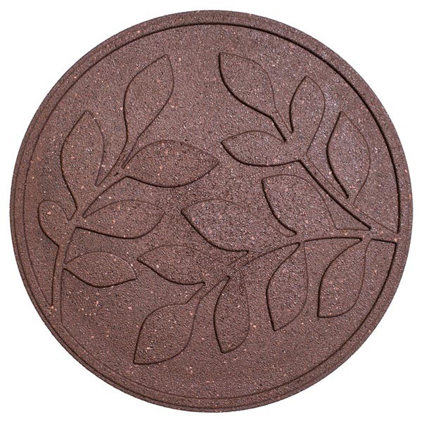 EcoWay Leaves Terracotta Eco Stepping Stone 46cm 1 EcoWay Leaves Terracotta Eco Stepping Stone 46cm