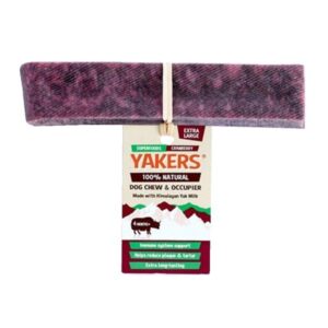 Yakers Yak Milk Dog Chew Cranberry Extra Large