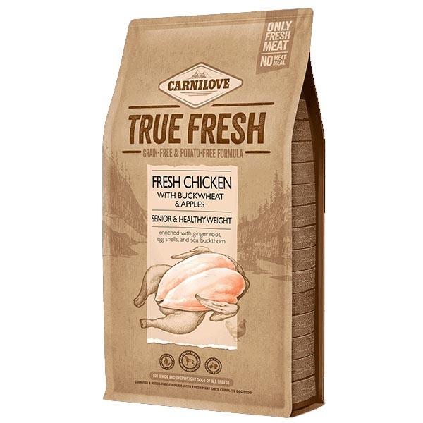 Carnilove True Fresh Chicken Senior & Healthy Weight 1.4kg Dry Dog Food 1 Carnilove True Fresh Chicken Senior & Healthy Weight 1.4kg Dry Dog Food