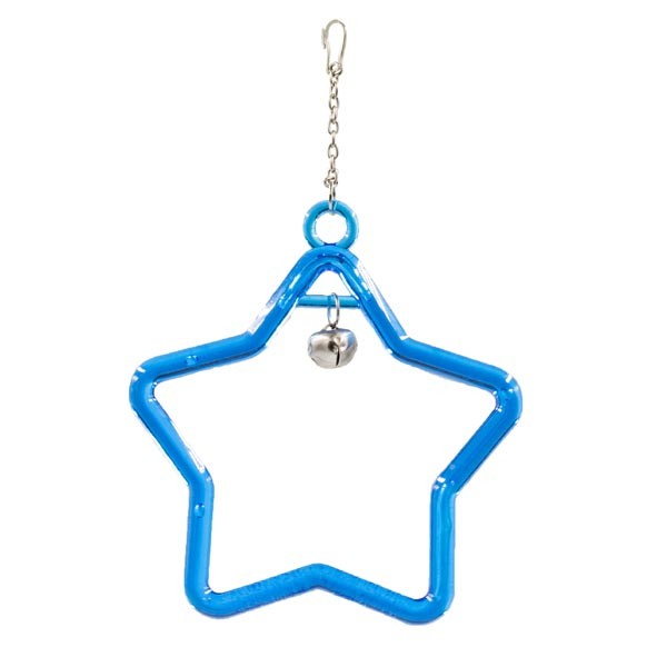 Beaks Plastic Star Swing Bird Toy 1 Beaks Plastic Star Swing Bird Toy