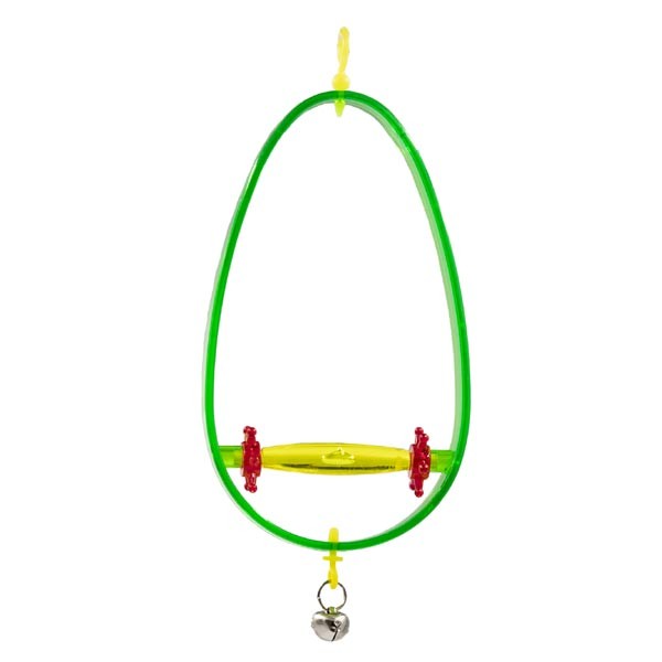 Beaks Plastic Oval Swing Bird Toy 1 Beaks Plastic Oval Swing Bird Toy
