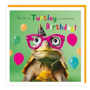 Googlies "Turtley Awesome" Birthday Card