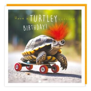 Fluff "Turtley Awesome Birthday" Birthday Card