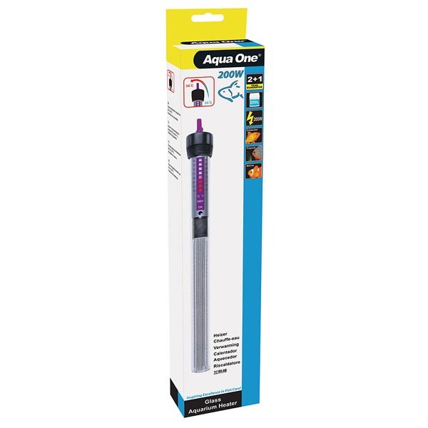 Aqua One Glass Heater 200w 1 Aqua One Glass Heater 200w