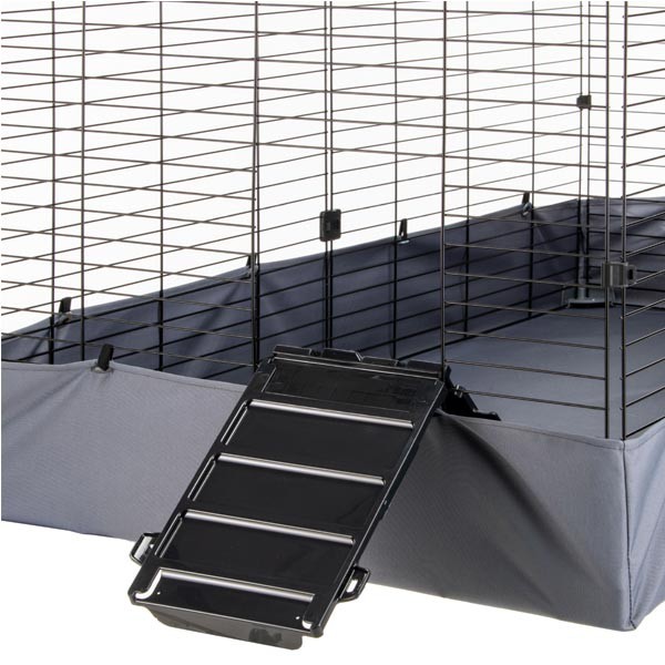 Ferplast Cage Hub 02 Black 4 Ferplast Cage Hub 02 Black - Image 4