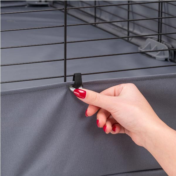 Ferplast Cage Hub 04 Black 3 Ferplast Cage Hub 04 Black - Image 3