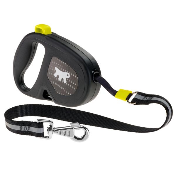 Ferplast Flippy One Reflex Tape Yellow Small Dog Lead 1 Ferplast Flippy One Reflex Tape Yellow Small Dog Lead
