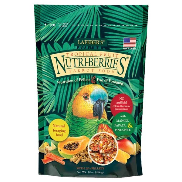 Lafeber NutriBerries Tropical Fruit 284g Complete Parrot Food