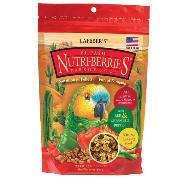 Lafeber NutriBerries El Paso 284g Complete Parrot Food 1 Lafeber NutriBerries El Paso 284g Complete Parrot Food