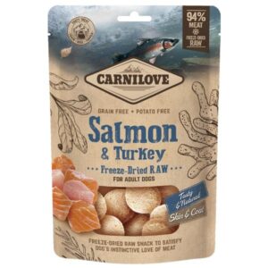 Carnilove Freeze-Dried Raw Snacks Salmon & Turkey 60g Dog Treat