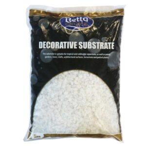 Betta Choice Natural White Aquarium Stones 5kg