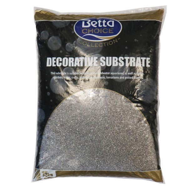 Betta Choice Natural Gunmetal Mix Gravel 15kg 1 Betta Choice Natural Gunmetal Mix Gravel 15kg