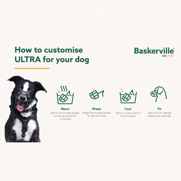 Company of Animals Baskerville Ultra Muzzle Size 5 (Labrador) 3 Company of Animals Baskerville Ultra Muzzle Size 5 (Labrador) - Image 3