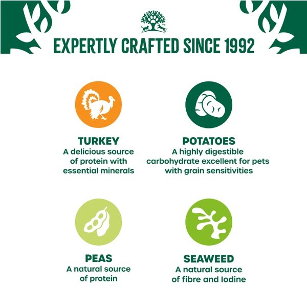 James Wellbeloved Grain Free Senior Turkey in Gravy 12 x 90g Wet Dog Food 4 James Wellbeloved Grain Free Senior Turkey in Gravy 12 x 90g Wet Dog Food - Image 4