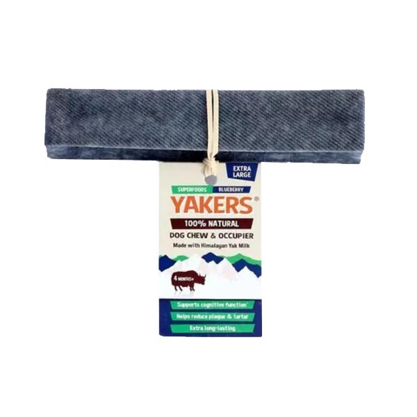 Yakers Yak Milk Dog Chew Blueberry Extra Large 1 Yakers Yak Milk Dog Chew Blueberry Extra Large