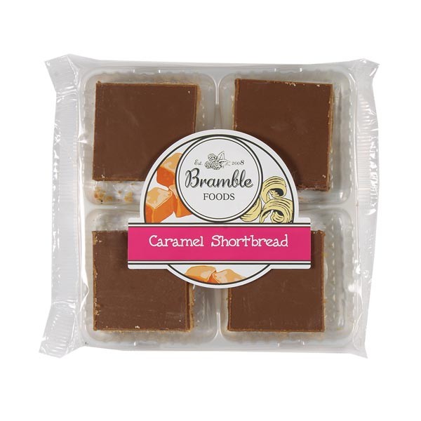 Bramble Foods Caramel Shortbread Squares 4 Pack 1 Bramble Foods Caramel Shortbread Squares 4 Pack