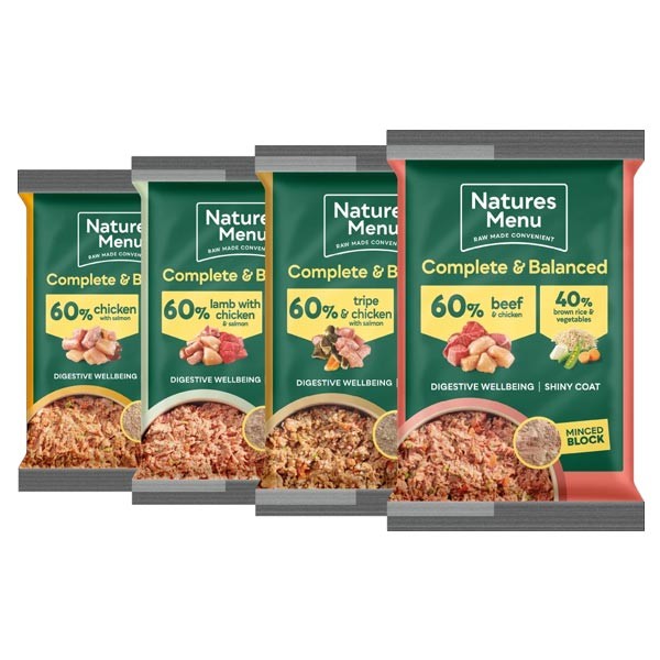 Natures Menu Complete & Balanced 60/40 Meat & Offal 12 Pack
