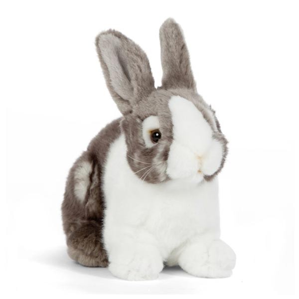 Living Nature Grey Pet Rabbit Soft Toy 1 Living Nature Grey Pet Rabbit Soft Toy