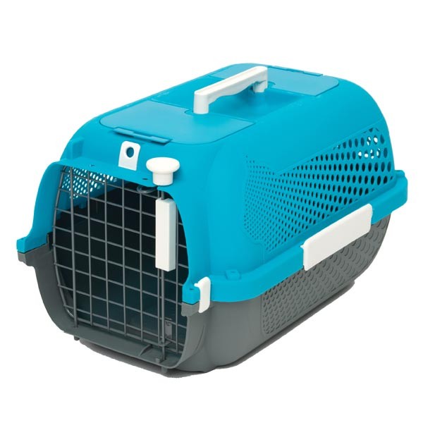 Catit Cat Carrier Turquoise Small 1 Catit Cat Carrier Turquoise Small